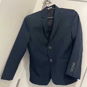 Calvin Klein Boys Navy Blue Blazer